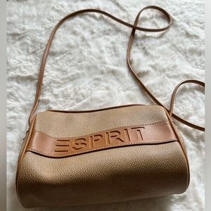 Esprit vintage 2 tone light brown and camel colors.